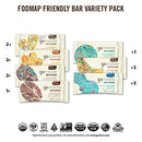 GoMacro Macrobar Organic Vegan Protein Bars - Fodmap Friendly Variety Pack (2.0-2.3 Oz Bars, 12Count), (Shipping Only)