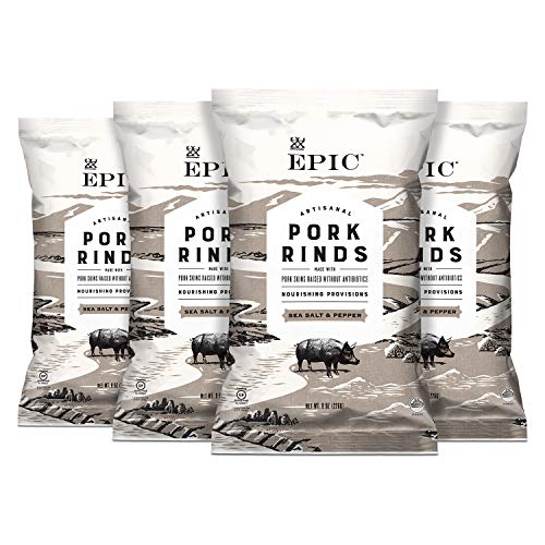 Epic Artisanal Pork Rinds, Sea Salt & Pepper, 2.5 oz
