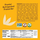 BHU Cookie Dough Keto Protein Bars, Chocolate Chip, Ultra Creamy Refrigerated Keto Snacks - 4g Net Carbs, 1g Sugar (8 Bars)