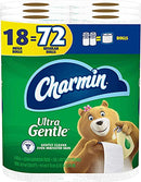 Charmin Ultra Gentle Toilet Paper, 18 Mega Rolls = 72 Regular Rolls (Shipping Only)