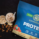 Vegan Protein Powder with BCAA  Organic Hemp Seed Gluten Free Non-GMO Dairy Soy Sugar Free Low Carb Plant Based Protein Powder | Unflavored Warrior Blend by Sunwarrior