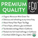 FGO Organic Green Tea, Eco-Conscious Tea Bags, 100 Count