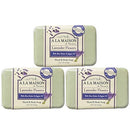 A LA MAISON Lavender Flower Bar Soap - Triple French Milled Natural Moisturizing Hand Soap Bar (3 Bars of Soap, 8.8 oz)