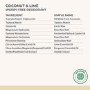 Each & Every 2-Pack Natural Aluminum-Free Deodorant for Sensitive Skin with Essential Oils, Plant-Based Packaging (Unscented, 2.5 Ounce (Pack of 2))