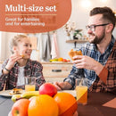 Libbey Province Tumbler and Rocks Glass Set, Elegant Drinkware Glasses Set, Lead Free, Tall Drinking Glasses with Modern Lines, Dishwasher Safe Drinking Glasses, 16 Piece Assortment