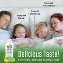 MaryRuth Organics, Nighttime Liquid Multimineral Supplement, Sugar/Gluten Free, Natural Sleep Support for Adults, Kids, No Melatonin, Magnesium, Calcium, MSM, Lemonade Flavor, Vegan, 32 Servings