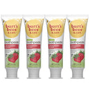 Burt’s Bees Kids Toothpaste, Strawberry Flavor, with Fluoride, Strawberry Splash, 4.7 oz, Pack of 4