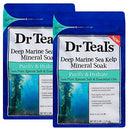 Dr Teal's Epsom Salt Bath Soaking Solution, Eucalyptus and Lavender, 2 Count, 3lb Bags - 6lbs Total (Packaging May Vary)