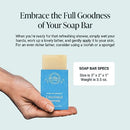 The Bubble Factory Lavender Rosemary - Handmade in the USA, Palm Oil Free, All Natural Bar Soap, 3 Bars