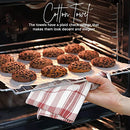 Utopia Towels Dish Towels, 15 x 25 Inches, 100% Ring Spun Cotton Super Absorbent Linen Kitchen Towels, Soft Reusable Cleaning Bar and Tea Towels Set (12 Pack, Blue)