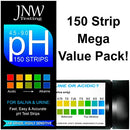 pH Strips for Urine and Saliva Testing - Quick and Easy pH Testing Strips - Ultimate Acidity Test Kit - 150 Strips