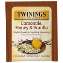 Twinings Pure Camomile & Honey Herbal Tea individually Wrapped Bags, Naturally Caffeine Free 20 Count (Pack of 6)