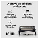 Braun Series 3 32B Foil & Cutter Replacement Head, Compatible with Models 3000s, 3010s, 3040s, 3050cc, 3070cc, 3080s, 3090cc (Packaging May Vary)