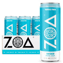 ZOA Zero Sugar Energy Drinks, Classic Variety Pack - Healthy Energy with B & C Vitamin, 120mg of Natural Caffeine - 12 Ounce (Pack of 12)