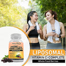 Liposomal Vitamin C with Zinc Capsules - Vit C Organic Elderberry, Amla, Camu Camu- Vitamina C High Absorption, Anti Aging, Immune Support,1500mg/Serving 3 Month Supply Gluten Free NON GMO Veggie Caps