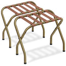 SONGMICS Luggage Rack, Pack of 2, Luggage Racks for Guest Room, Suitcase Stand, Steel Frame, Foldable, for Bedroom, Black URLR64B-2