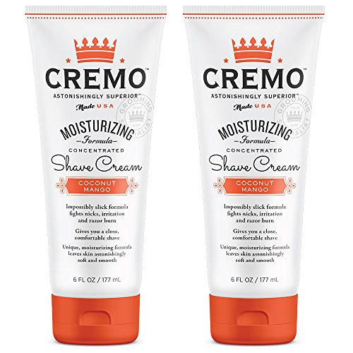 Cremo French Lavender Moisturizing Shave Cream, Astonishingly Superior Ultra-Slick Shaving Cream for Women Fights Nicks, Cuts and Razor Burn, 6 Oz (2-Pack) (Shipping Only)