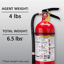 Kidde Fire Extinguisher for Home, 1-A:10-B:C, Dry Chemical Extinguisher, Red, Mounting Bracket Included