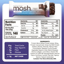 MOSH Variety Pack Protein Bars, 6pk, Keto Snack, Gluten-Free, No Added Sugar, 12g Whey Protein, Lion's Mane, B12 Vitamins, Supports Brain Health, Breakfast To-Go (Flavors may vary)