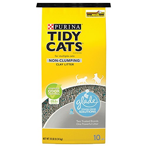 Purina Tidy Cats Non Clumping Cat Litter, Glade Clear Springs Multi Cat Litter - 10 lb. Bag
