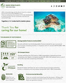 UNNI 100% Compostable Bags, 2.6 Gallon, 9.84 Liter, 100 Count, Extra Thick 0.71 Mil, Samll Kitchen Food Scrap Waste Bags, ASTM D6400, US BPI and Europe OK Compost Home Certified, San Francisco