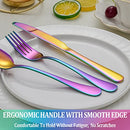 30 Piece Silverware Set Service for 6,Premium Stainless Steel Mirror Polished Cutlery Utensil Set,Durable Home Kitchen Eating Tableware Set,Include Fork Knife Spoon Set,Dishwasher Safe