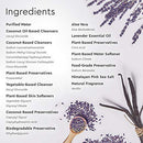 Puracy Natural Gel Hand Wash, Vegan, Hypoallergenic, All Skin Types, Lavender & Vanilla (Lavender & Vanilla, 12 Fl. Oz (Pack of 1)) (PHS12) (Shipping Only)