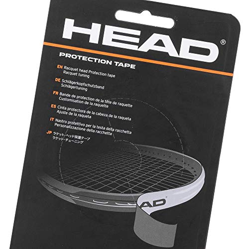 HEAD Racket Protection Tape - Tennis Racquet Head Guard - 16' Roll, Black