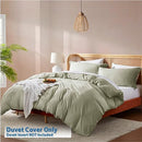 Nestl Twin Duvet Cover - Soft Double Brushed Light Sage Duvet Cover Twin/Twin XL, 2 Piece, with Button Closure, Duvet Cover 68x90 inches