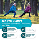 Bone Health Formula Calcium and Magnesium Supplement - Prep for Scan Bone Strength Supplements with Plant Based Calcium Citrate, Potassium Magnesium - Bone and Joint Vitamins for Women and Men