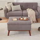 Kingfun Tbfit 65" W Loveseat Sofa, Mid Century Modern Decor Love Seat Couches for Living Room, Button Tufted Upholstered Love Seats Furniture, Solid and Easy to Install Small Couch for Bedroom, Grey…