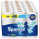 Sparkle® Pick-A-Size® Paper Towels, 24 Double Rolls = 48 Regular Rolls
