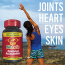 BioAstin Hawaiian Astaxanthin 12mg, 50 Count - Hawaiian Grown Premium Antioxidant - One per day - Sports Nutrition & Immunity Supplement - Supports Eye, Joint & Cardiovascular Health (Shipping Only)