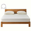 Grounding Sheets Queen Size | Organic Cotton + Silver Fiber | White Fitted Earth Sheets with Grounding Cord