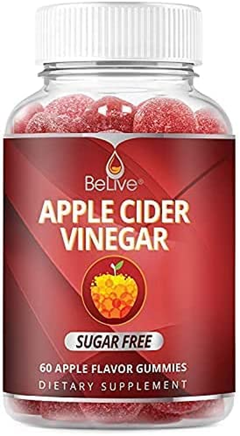 Apple Cider Vinegar Sugar Free Gummies – Great for Digestion & Healthy Diet - Gluten Free, No Glucose Syrup, ACV Gummies Alternative to Capsules & Drink (60 Ct)