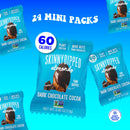 SkinnyDipped Snack Attack Minis Almond Variety Pack, Healthy Snack, Plant Protein, Gluten Free, 0.46 oz Mini Bags, Pack of 25