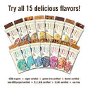 GoMacro Macrobar Organic Vegan Protein Bars - Fodmap Friendly Variety Pack (2.0-2.3 Oz Bars, 12Count), (Shipping Only)