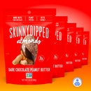 SkinnyDipped Snack Attack Minis Almond Variety Pack, Healthy Snack, Plant Protein, Gluten Free, 0.46 oz Mini Bags, Pack of 25