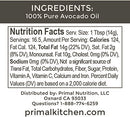 Primal Kitchen - Avocado Oil, Whole30 Approved, and Paleo Friendly (16.9 Fl Oz) (OIL-AV6) (Shipping Only)