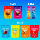 SkinnyDipped Dark Chocolate Cocoa Almonds, Healthy Snack, Plant Protein, Gluten Free, 3.5 Oz Resealable Bag, Pack of 1