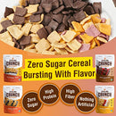 Catalina Crunch Keto Cereal Variety Pack Cinnamon Toast & Dark Chocolate (2 Flavors), 9oz bags | Low Carb, Zero Sugar, Gluten & Grain Free, Fiber | Keto Snacks, Vegan Snacks, Protein Snacks | Breakfast Protein Cereal | Keto Friendly Foods