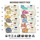 GoMacro Macrobar Organic Vegan Protein Bars - Fodmap Friendly Variety Pack (2.0-2.3 Oz Bars, 12Count), (Shipping Only)