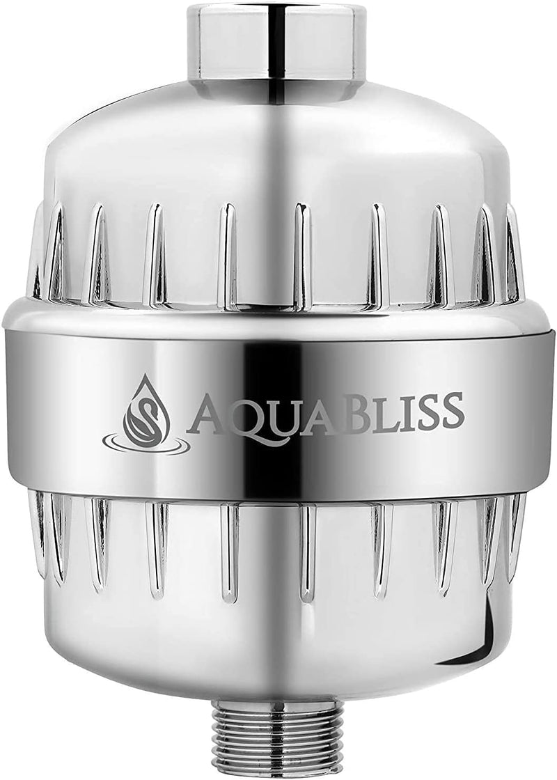 AquaBliss High Output Revitalizing Shower Filter - Reduces Dry Itchy Skin, Dandruff, Eczema, and Dramatically Improves The Condition of Your Skin, Hair and Nails - Chrome (SF100)