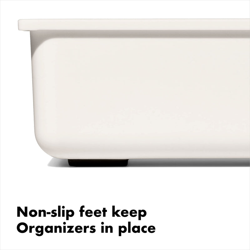 OXO Good Grips Kitchen Drawer, Expandable Utensil Organizer, White