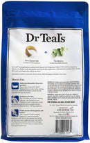 Dr Teal's Epsom Salt Bath Soaking Solution, Eucalyptus and Lavender, 2 Count, 3lb Bags - 6lbs Total (Packaging May Vary)