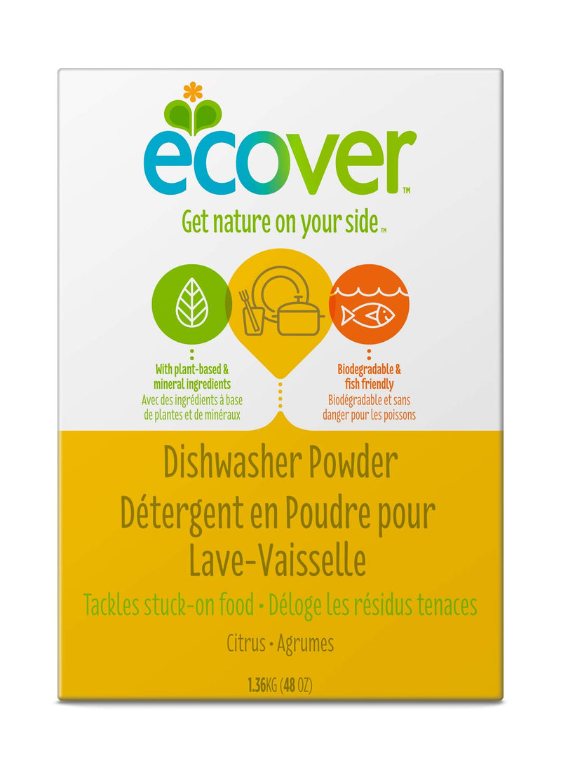 Ecover Automatic Dishwasher Soap Tablets, Citrus, 25 Count (Pack of 6) - Packaging May Vary