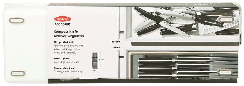 OXO Good Grips Kitchen Drawer, Expandable Utensil Organizer, White