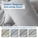 Nestl Twin Duvet Cover - Soft Double Brushed Light Grey Duvet Cover Twin/Twin XL, 2 Piece, with Button Closure, Duvet Cover 68x90 inches