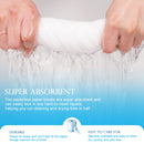 Reusable Paper Towels Washable Roll: 50Pack Paperless Paper Towels Tear Away 12x12In Eco Friendly Absorbent Cloth Paper Towels Reusable Washable for Kitchen Zero Waste (Gray)