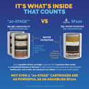 AquaBliss High Output Revitalizing Shower Filter - Reduces Dry Itchy Skin, Dandruff, Eczema, and Dramatically Improves The Condition of Your Skin, Hair and Nails - Chrome (SF100)